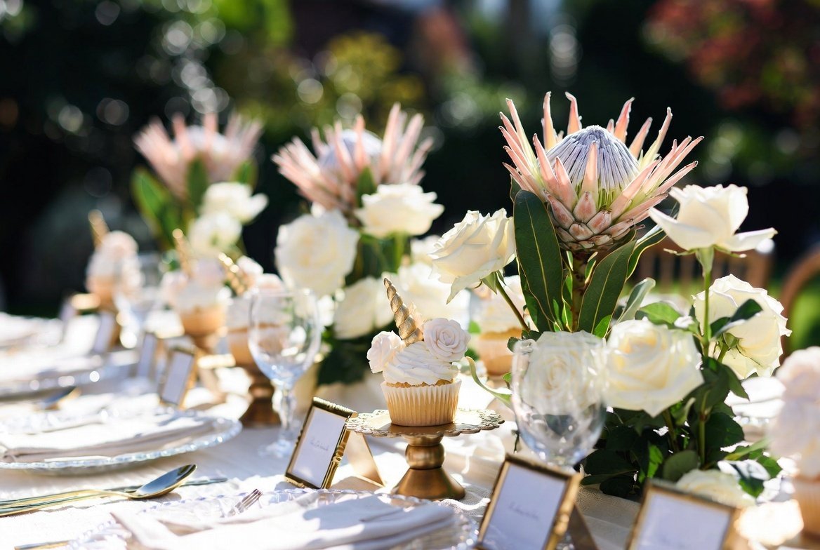 Elegant formal horse party setting